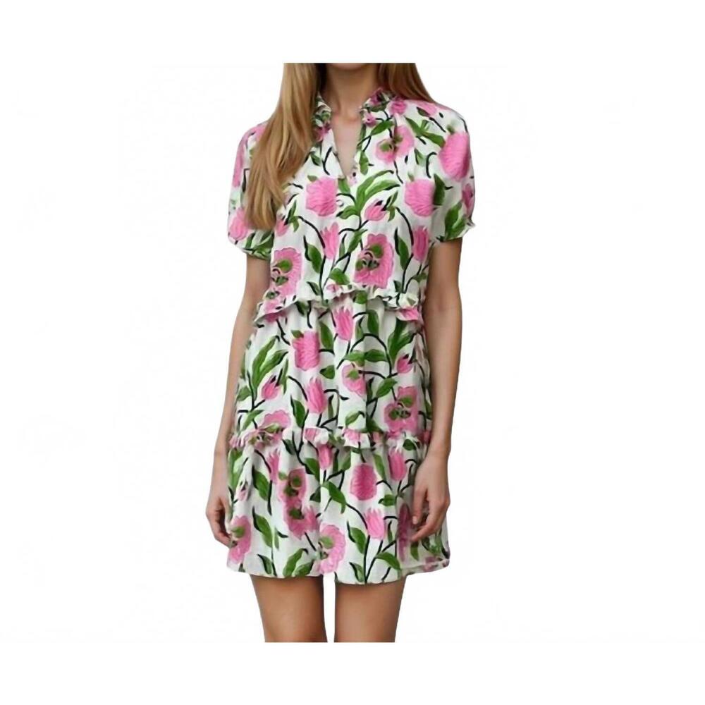 NEW KAI seaside mini dress in floral